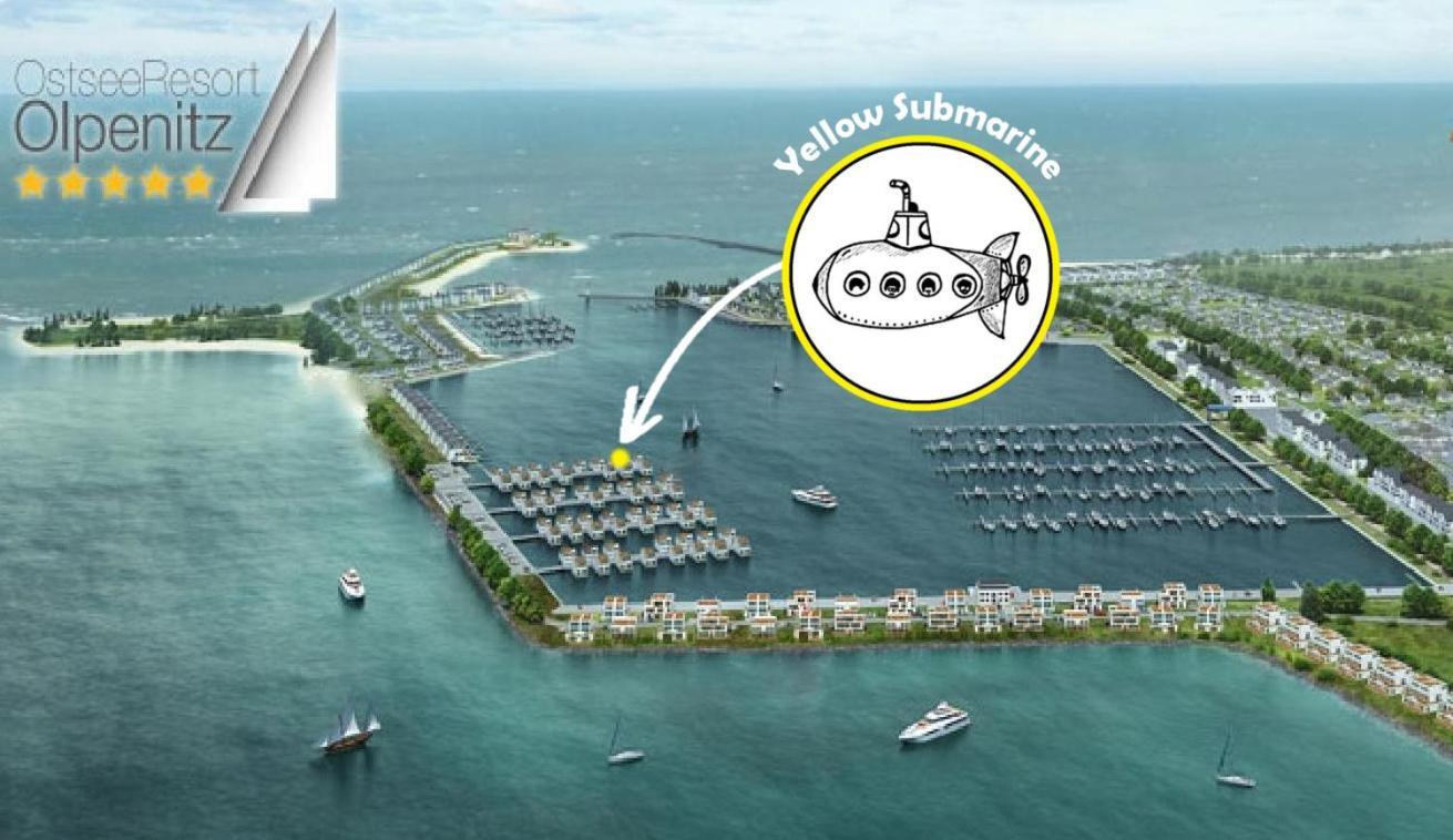 Wasserhaus Yellow Submarine Olpenitz Eksteriør bilde